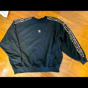 Adidas Cheetah print sweatshirt